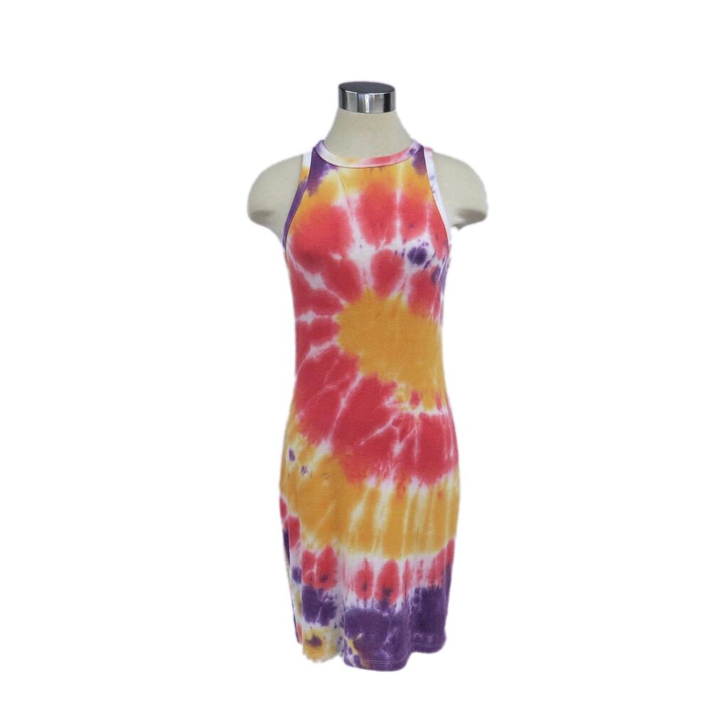 SO Juniors Medium Tie-dye Bodycon Halter Dress 4193